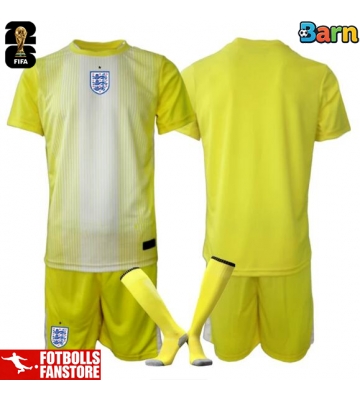 England Målvakt Bortatröja Barn VM 2026 Kortärmad (+ Korta byxor)